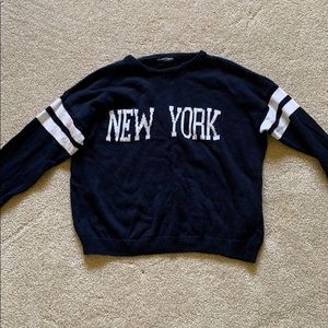 Brandy Melville New York Sweater One Size